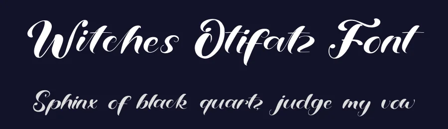 Witches Otifatz Font by Dhabee — Decorative Font — thumbnail 2