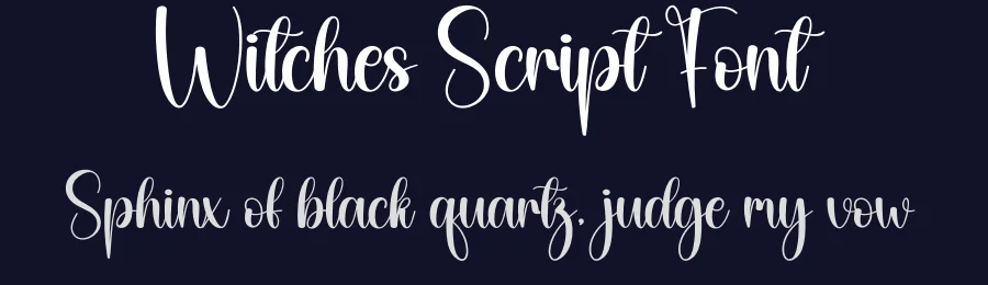 Witches Script Font by creativeletter — Script Handwritten Font — thumbnail 2