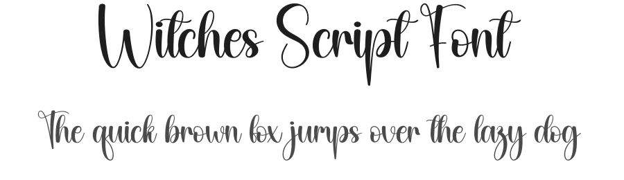 Witches Script Font by creativeletter — Script Handwritten Font