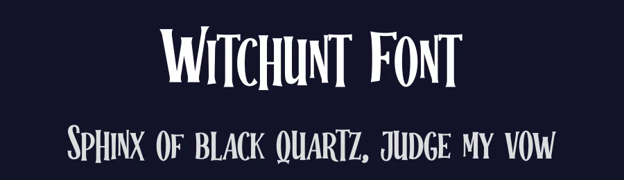 Witchunt Font by Artnivora Studio — Display Font — thumbnail 2