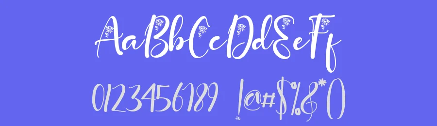 With Rose Script Font by Yoga Letter — Script Handwritten Font — thumbnail 3