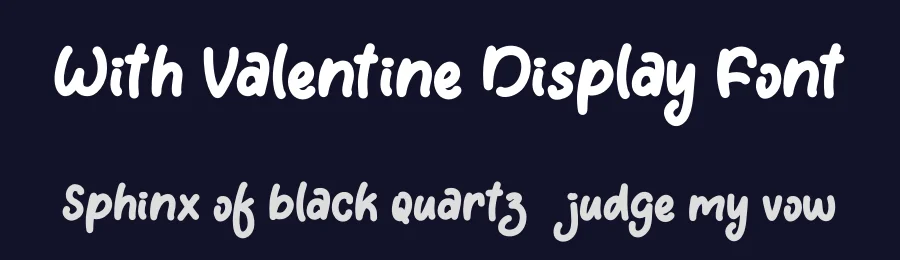 With Valentine Display Font by Yoga Letter — Display Font — thumbnail 2
