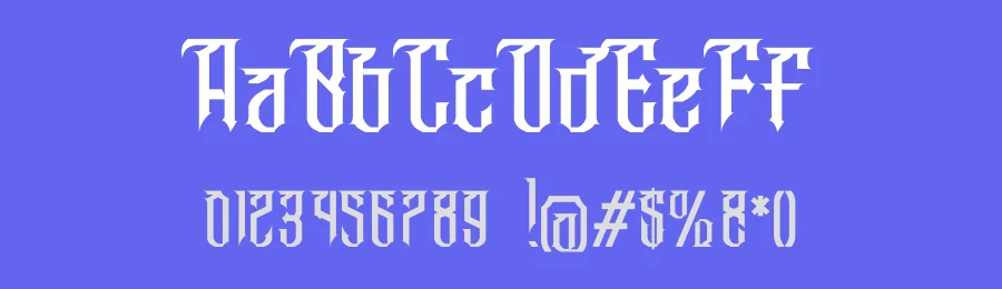 Withceyrs Font by Dhabee — Blackletter Font — thumbnail 3