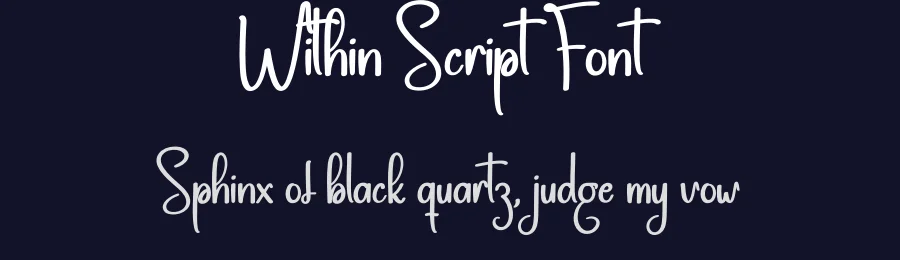 Within Script Font by andikastudio — Script Handwritten Font — thumbnail 2