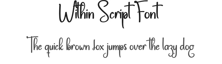 Within Script Font by andikastudio — Script Handwritten Font
