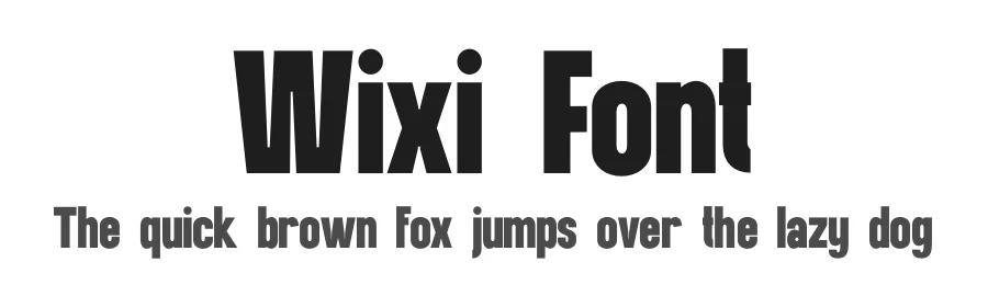 Wixi Font by JNJ studio β Display Font
