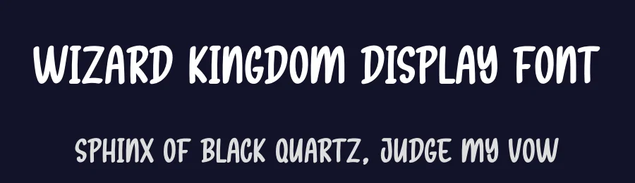 Wizard Kingdom Display Font by andikastudio — Display Font — thumbnail 2