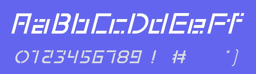 Wmxyo Italic Font by ffeeaarr — Display Font — thumbnail 3