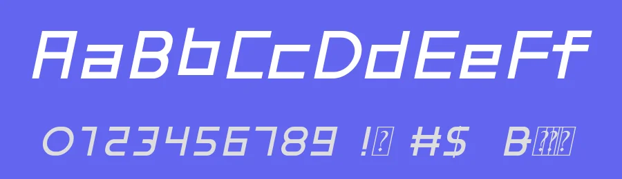 Wmxyo Supa Italic Font by ffeeaarr — Display Font — thumbnail 3