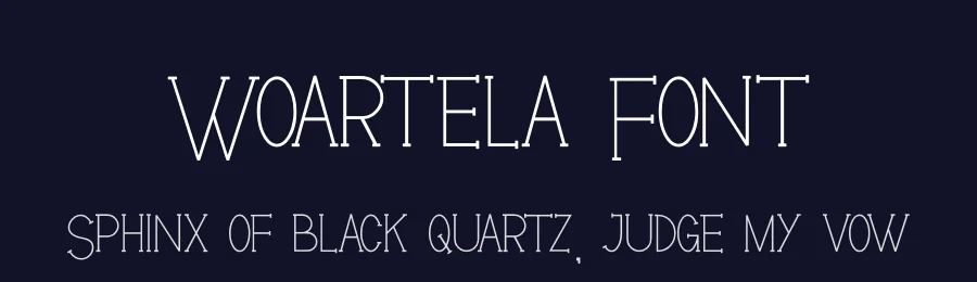 Woartela Font by hayoyuka8 — Serif Font — thumbnail 2