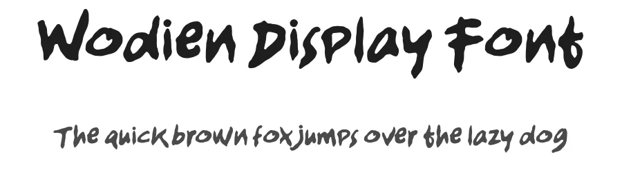Wodien Display Font by enxyclo — Display Font