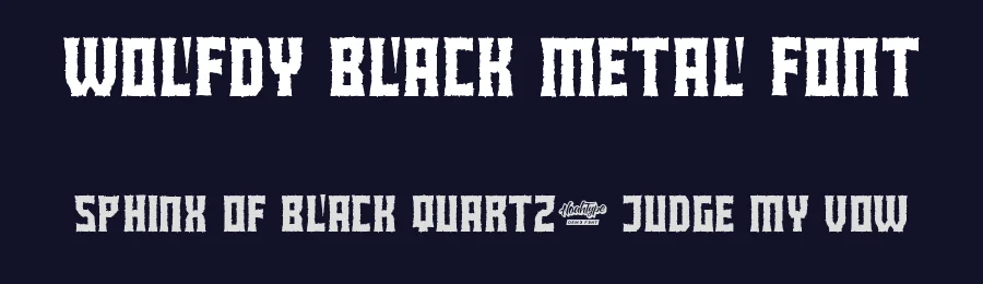 Wolfdy Black Metal Font by noahtype — Blackletter Font — thumbnail 2