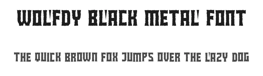 Wolfdy Black Metal Font by noahtype — Blackletter Font