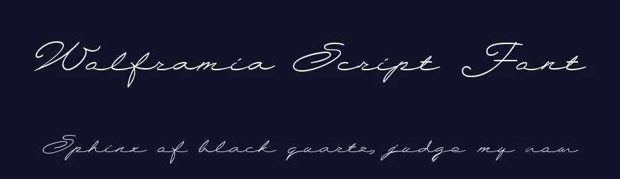 Wolframia Script Font by defharo — Script Handwritten Font — thumbnail 2