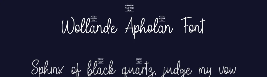 Wollande Apholan Font by SlideShoot — Script Handwritten Font — thumbnail 2