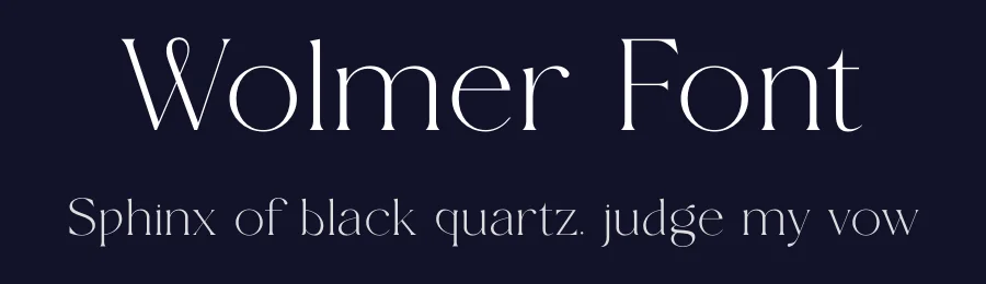 Wolmer Font by SURATMI — Decorative Font — thumbnail 2