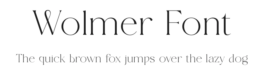 Wolmer Font by SURATMI — Decorative Font