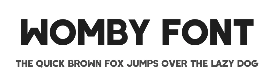 Womby Font by cagrikara — Sans Serif Font