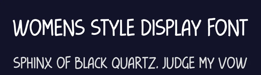 Womens Style Display Font by Muhammad Nasir — Script Handwritten Font — thumbnail 2