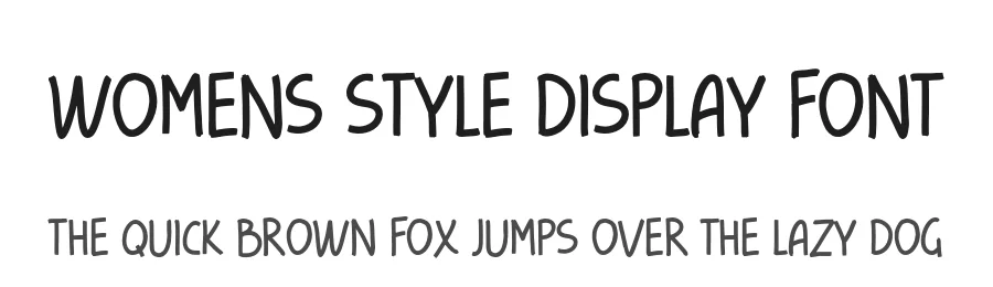 Womens Style Display Font by Muhammad Nasir — Script Handwritten Font