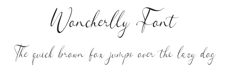 Woncherlly Font by Denustudios — Script Handwritten Font
