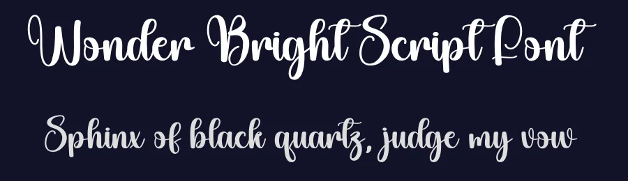 Wonder Bright Script Font by creativeletter — Script Handwritten Font — thumbnail 2