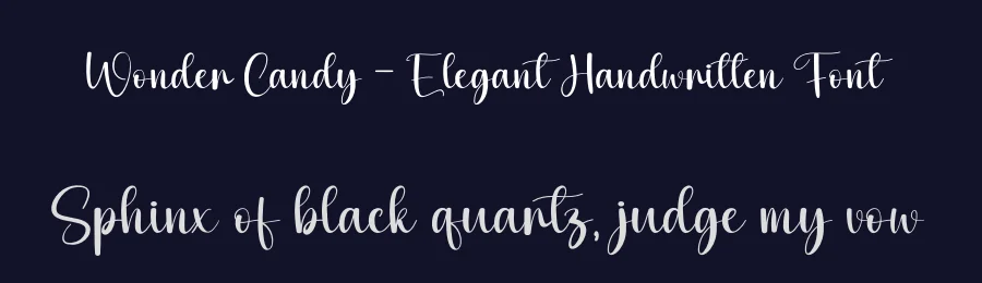 Wonder Candy – Elegant Handwritten Font by andikastudio — Script Handwritten Font — thumbnail 2