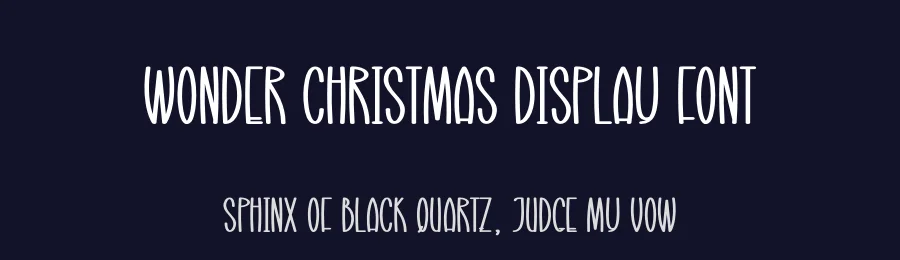 Wonder Christmas Display Font by creativeletter — Display Font — thumbnail 2