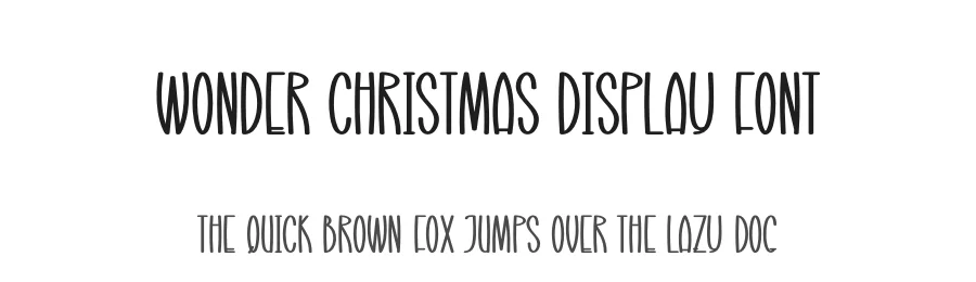 Wonder Christmas Display Font by creativeletter — Display Font