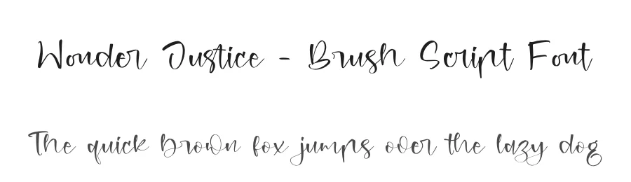 Wonder Justice – Brush Script Font by perspectype — Script Handwritten Font