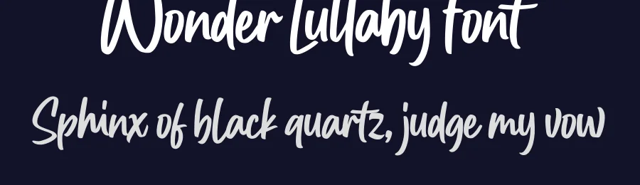 Wonder Lullaby Font by Gassstype — Script Handwritten Font — thumbnail 2