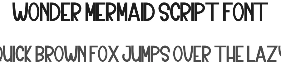 Wonder Mermaid Script Font by inermediaSTUDIO — Display Font