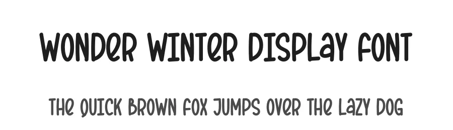 Wonder Winter Display Font by creativeletter — Display Font