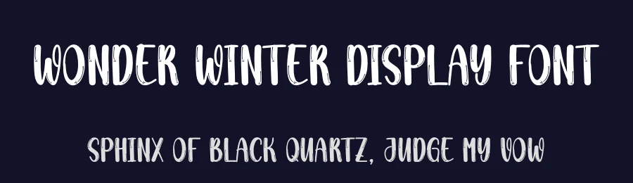 Wonder Winter Display Font by creativeletter — Script Handwritten Font — thumbnail 2