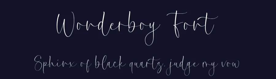 Wonderboy Font by AesthericaStudio — Script Handwritten Font — thumbnail 2