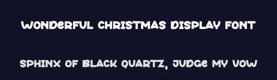 Wonderful Christmas Display Font by andikastudio — Display Font — thumbnail 2