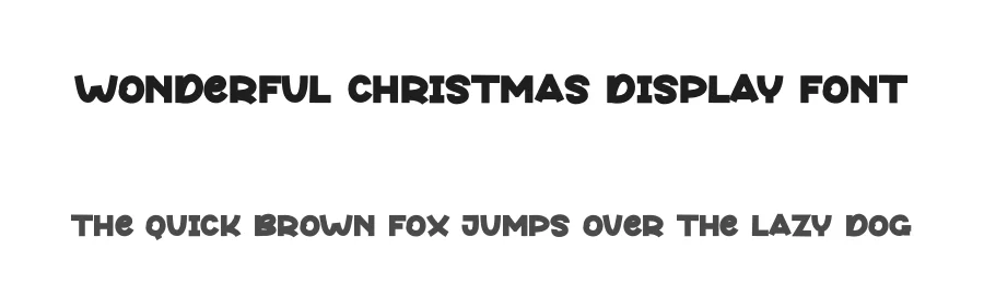 Wonderful Christmas Display Font by andikastudio — Display Font