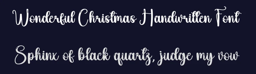 Wonderful Christmas Handwritten Font by creativeletter — Script Handwritten Font — thumbnail 2