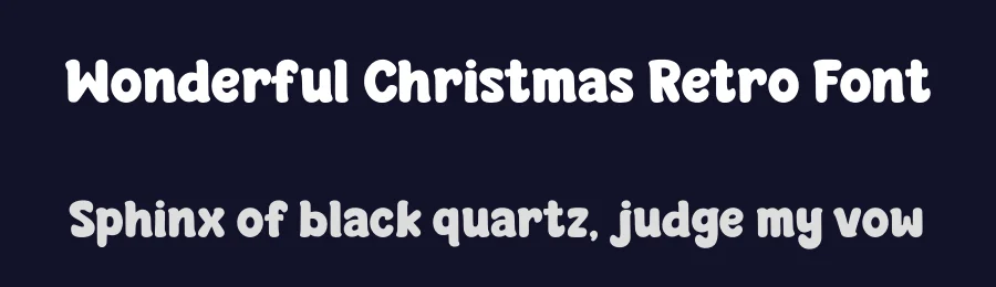 Wonderful Christmas Retro Font by Siapgraph — Display Font — thumbnail 2