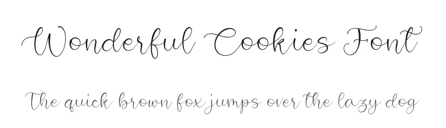 Wonderful Cookies Font by balpirick — Script Handwritten Font