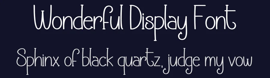 Wonderful Display Font by andikastudio — Display Font — thumbnail 2