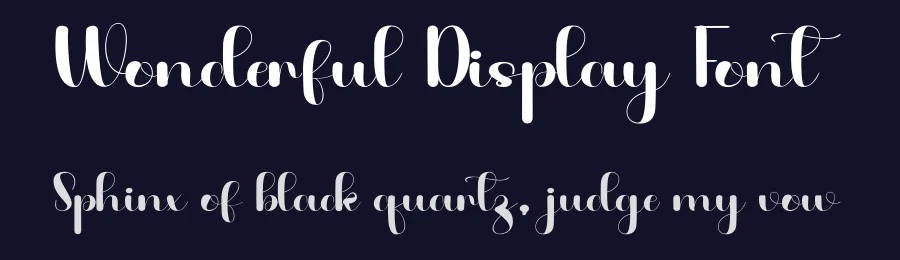 Wonderful Display Font by inermediaSTUDIO — Display Font — thumbnail 2
