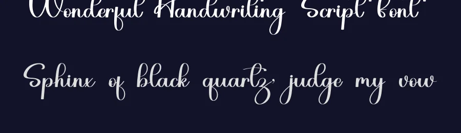 Wonderful Handwriting Script Font by inermediaSTUDIO — Script Handwritten Font — thumbnail 2