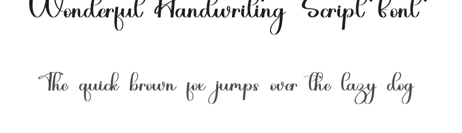 Wonderful Handwriting Script Font by inermediaSTUDIO — Script Handwritten Font