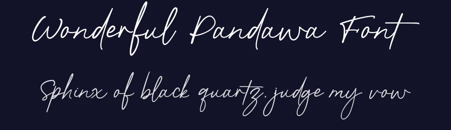 Wonderful Pandawa Font by wibisono2001 — Script Handwritten Font — thumbnail 2