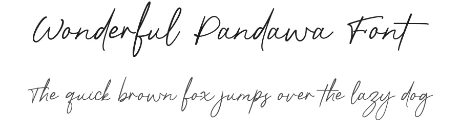 Wonderful Pandawa Font by wibisono2001 — Script Handwritten Font