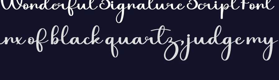 Wonderful Signature Script Font by inermediaSTUDIO — Script Handwritten Font — thumbnail 2