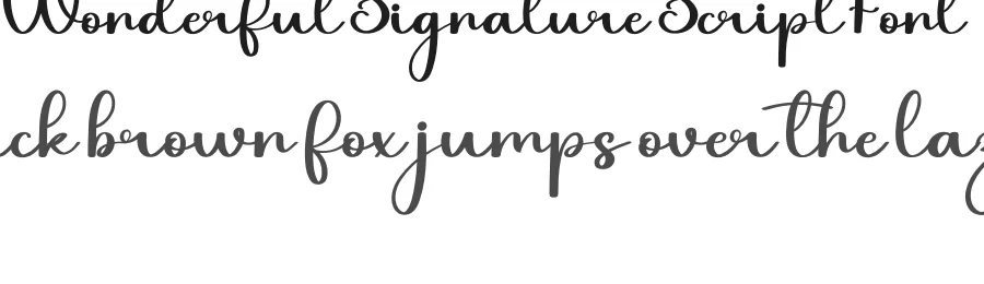Wonderful Signature Script Font by inermediaSTUDIO — Script Handwritten Font