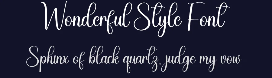 Wonderful Style Font by creativeletter — Script Handwritten Font — thumbnail 2