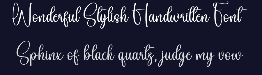 Wonderful Stylish Handwritten Font by andikastudio — Script Handwritten Font — thumbnail 2